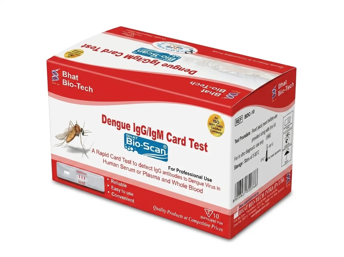 Bhat Bio Scan Dengue Igg/igm Card Test Kit